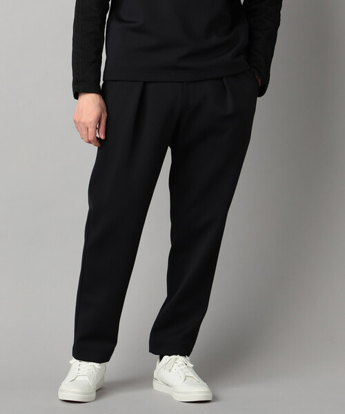 【NEW】コムサ・メン（COMME CA MEN）/ダウンファブリック タックテーパードパンツ COMME CA MEN（コムサメン） パンツ ダウンファブリック タック