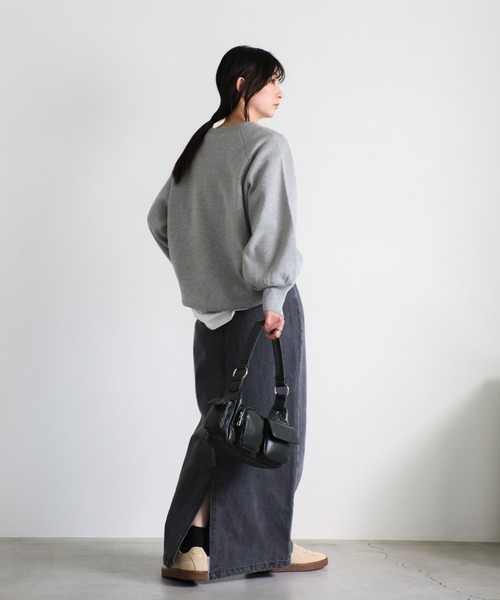 「select MOCA」 デニムスカート MEDIUM インディゴブルー レディース_画像6