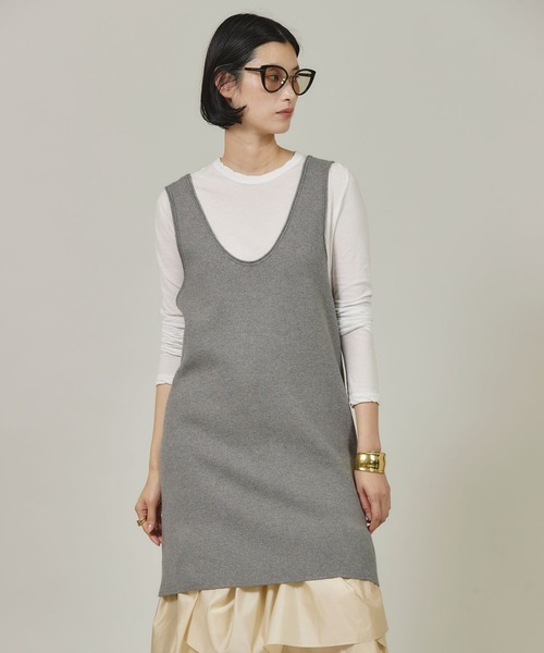 MASHUさまカレンソロジー　Curensology グレー ニット ワンピース Curensology（カレンソロジー） ニットワンピース FREE