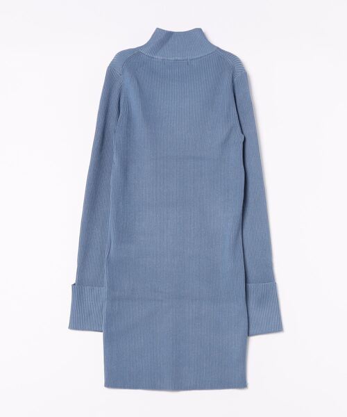 「EMODA」 ニットワンピース FREE ブルー レディース_画像2