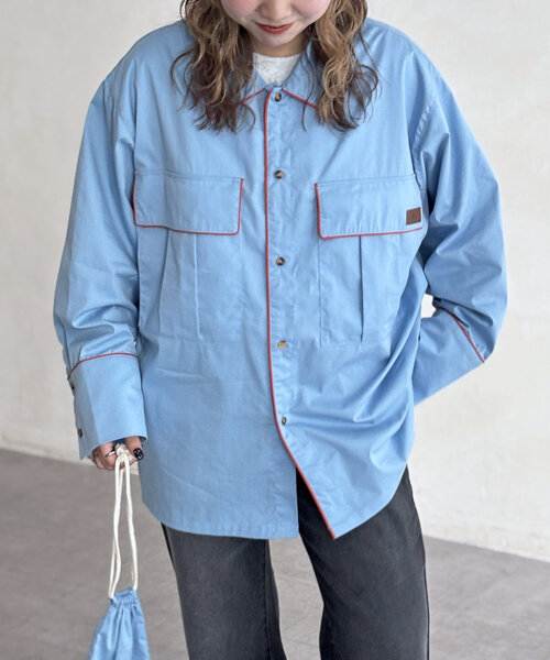 「CPCM」 長袖シャツ FREE ブルー レディース_画像7