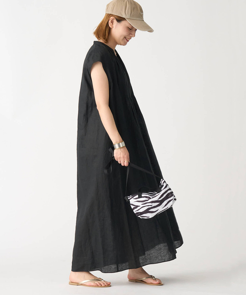 「JOURNAL STANDARD」 ノースリーブワンピース 38 ピンク レディース_画像8