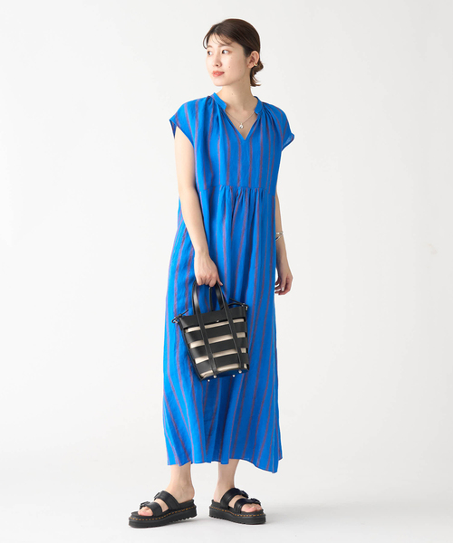 「JOURNAL STANDARD」 ノースリーブワンピース 38 ピンク レディース_画像9