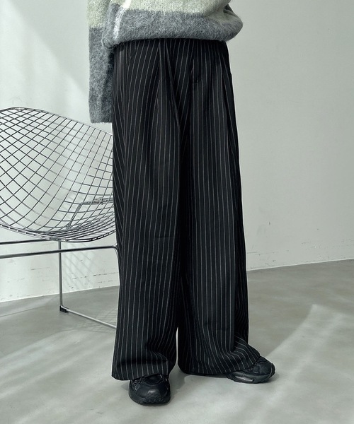 UNDERSTATEMENTs スラックス MEDIUM ブラック系その他 メンズ