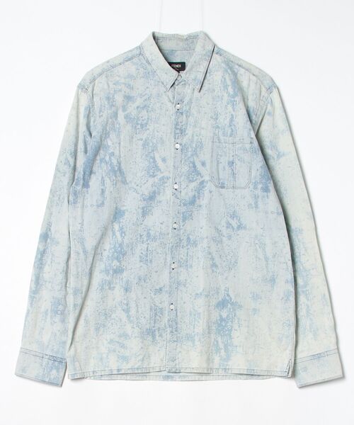 FENDI（フェンディ） 長袖シャツ 39 ブルー メンズ : ZOZOTOWN Yahoo