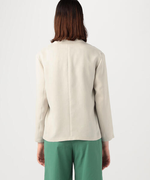 「TOMORROWLAND」 テーラードジャケット 34 ライトベージュ レディース_画像3