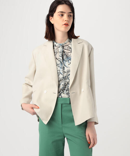 「TOMORROWLAND」 テーラードジャケット 34 ライトベージュ レディース_画像8