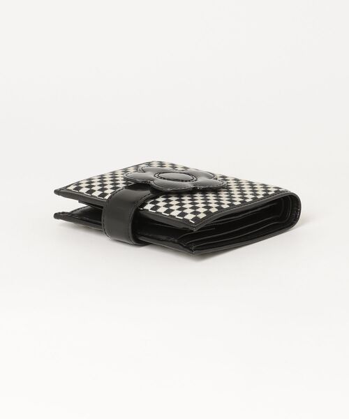 美品！　マリークアント　三つ折り財布　ブラック MARY QUANT（マリークヮント） 財布 - ブラック レディース : ZOZOTOWN