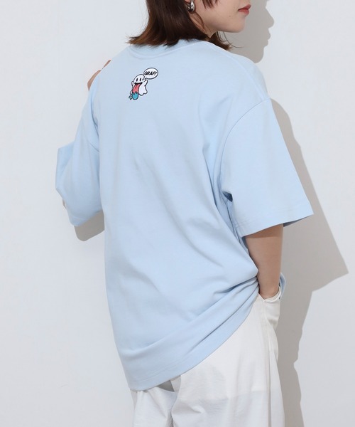 「GRAF&WU」 半袖Tシャツ L ホワイト メンズ_画像9