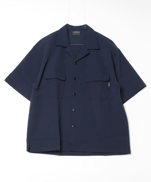 「THOUSAND MILE」 半袖シャツ X-LARGE ネイビー メンズ_画像3