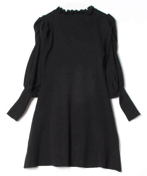 「TITTY&CO.」 ニットワンピース FREE ブラック レディース_画像2