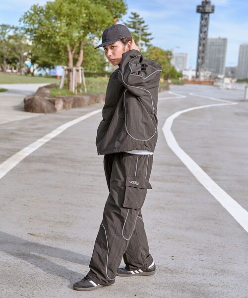 「FFEIN」 カーゴパンツ MEDIUM グレー メンズ_画像9