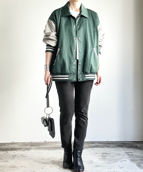 「COMMON WARE」 「HALHAM」ジャケット M グリーン レディース_画像4