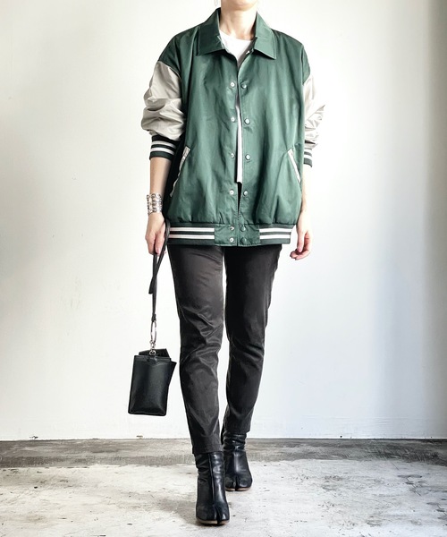 「COMMON WARE」 「HALHAM」ジャケット M グリーン レディース_画像9