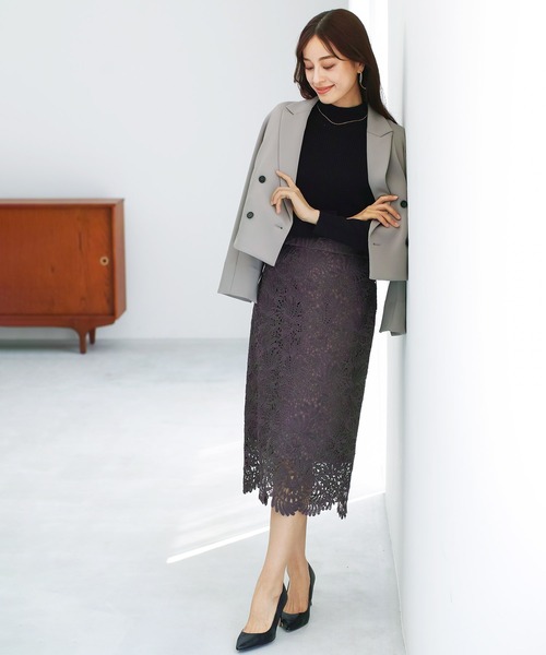 「Emilyan」 セットアップ M モカ レディース_画像6