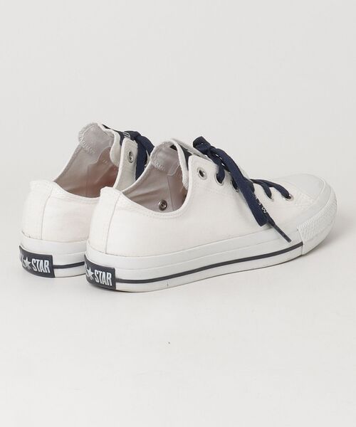 「CONVERSE」 ローカットスニーカー 24.5cm ホワイト レディース_画像2