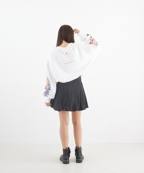 「BOY LONDON」 スウェットカットソー M ホワイト メンズ_画像8