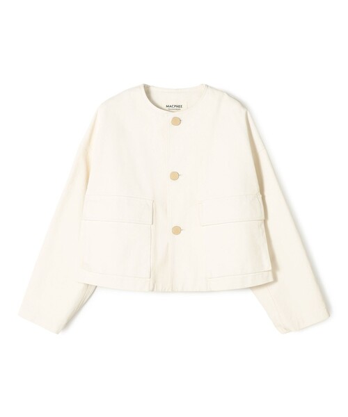 MACPHEE（マカフィー） ジャケット ノーカラージャケット ピグメント