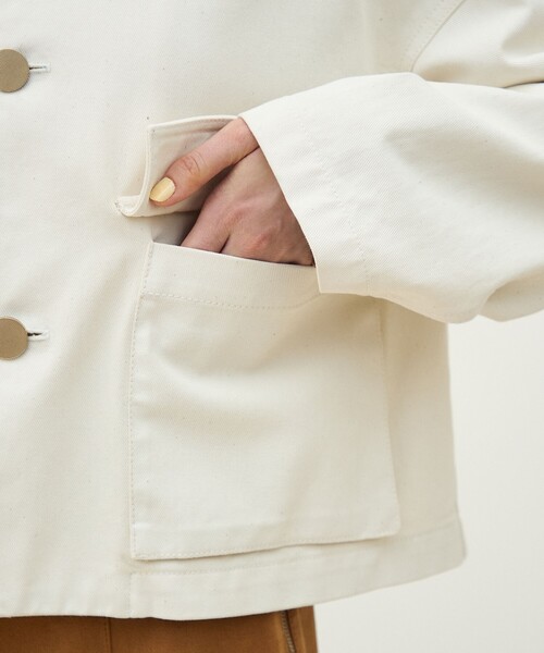 MACPHEE（マカフィー） ジャケット ノーカラージャケット ピグメント