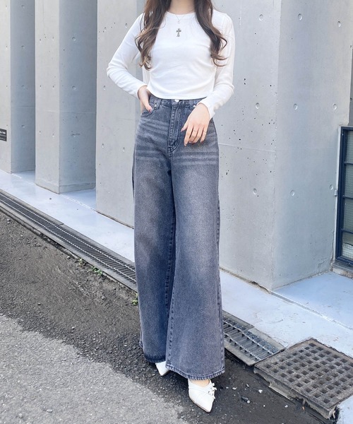 INGNI（イング） ジーンズ デニム デニムパンツ グリッターラメデニム