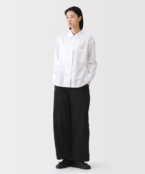 MUJI Labo パンツ 「MUJI Labo」婦人 コットン ライトキャンバス