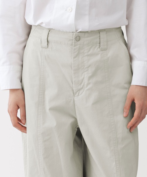 MUJI Labo パンツ 「MUJI Labo」婦人 コットン ライトキャンバス