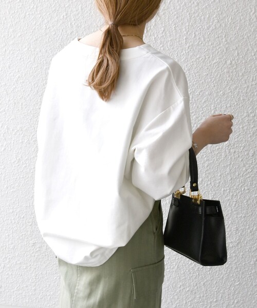 「SHIPS any」 長袖カットソー ONE SIZE ブルー レディース_画像7