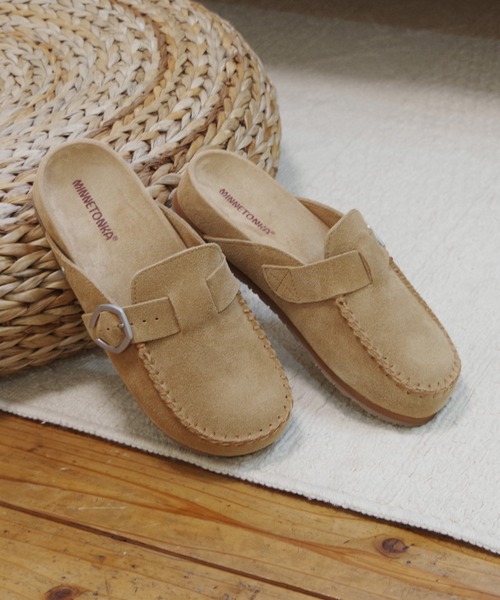 Minnetonka（ミネトンカ） スリッポン / クロッグシューズ BUCKLE CLOG