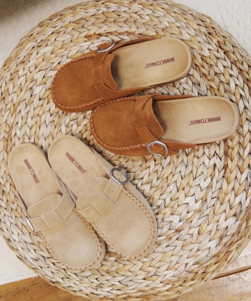 Minnetonka（ミネトンカ） スリッポン / クロッグシューズ BUCKLE CLOG