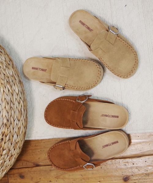 Minnetonka（ミネトンカ） スリッポン / クロッグシューズ BUCKLE CLOG