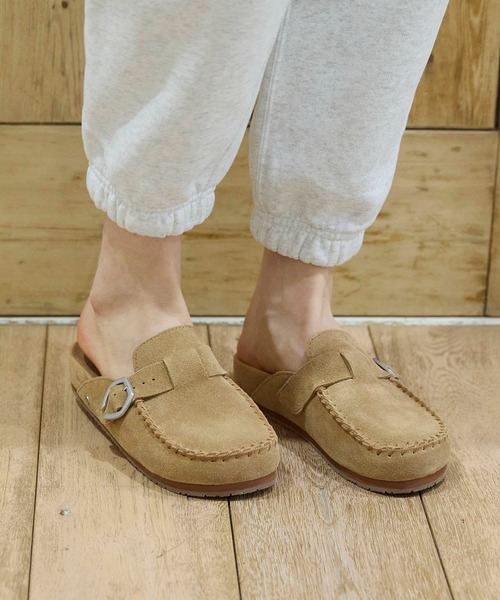 Minnetonka（ミネトンカ） スリッポン / クロッグシューズ BUCKLE CLOG