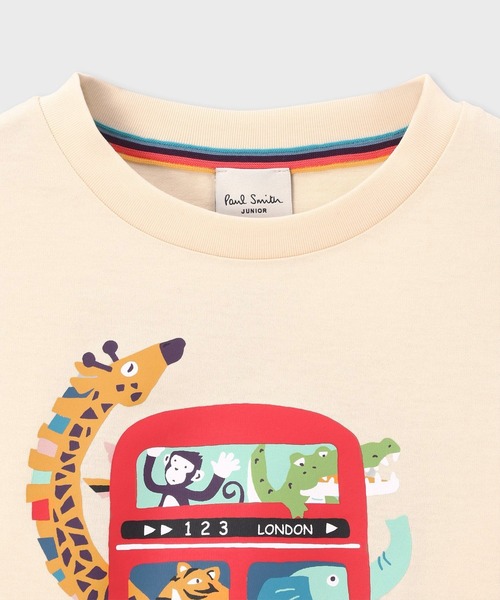 Paul Smith JUNIOR tシャツ ボーイズ アニマル ギミック Tシャツ