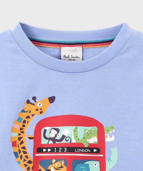 Paul Smith JUNIOR tシャツ ボーイズ アニマル ギミック Tシャツ