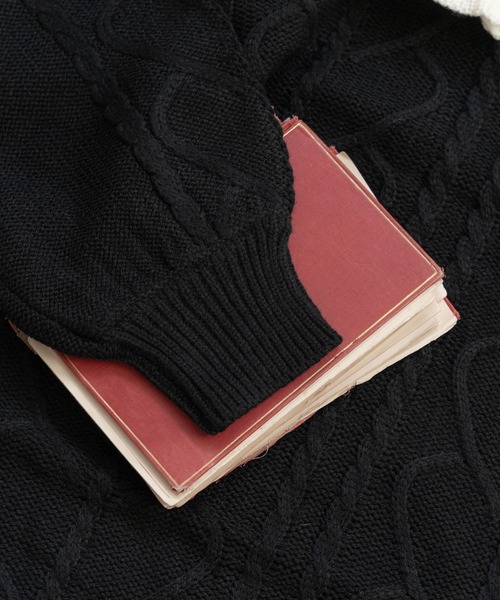 「DearMyLoveRose」 ニットワンピース M-L ブラック系その他 レディース_画像7