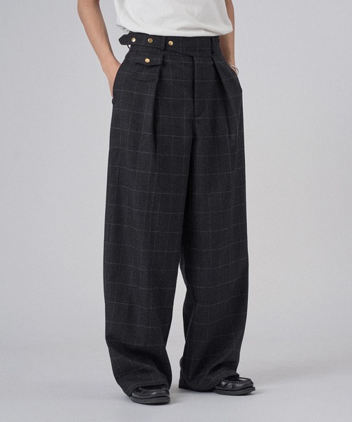 「ONCILY」 スラックス SMALL ブラック メンズ_画像3