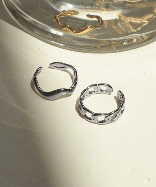 「GOLDY」 リング FREE シルバー レディース_画像2