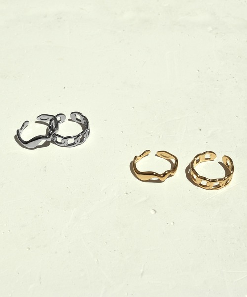 「GOLDY」 リング FREE シルバー レディース_画像3