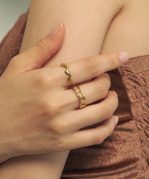 「GOLDY」 リング FREE シルバー レディース_画像4