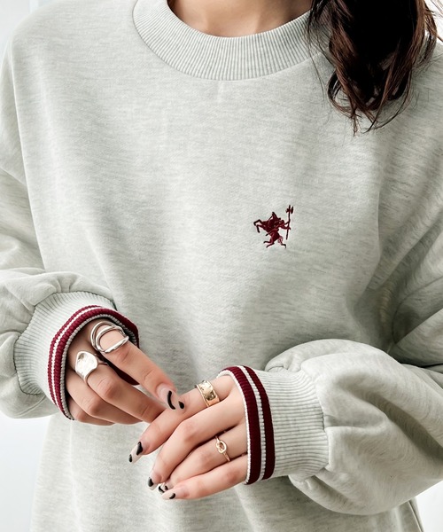 「Java」 スウェットカットソー LARGE 杢グレー レディース_画像8