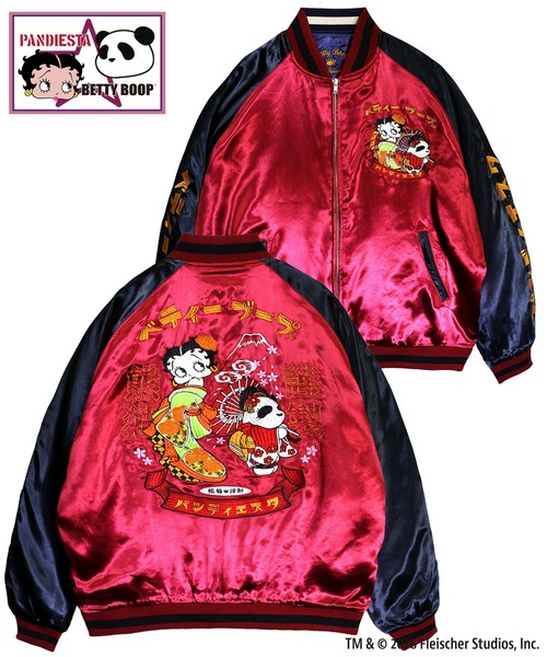BETTY BOOP（ベティ ブープ） スカジャン BETTY BOOP×PANDIESTA OIRAN