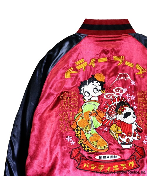 BETTY BOOP（ベティ ブープ） スカジャン BETTY BOOP×PANDIESTA OIRAN
