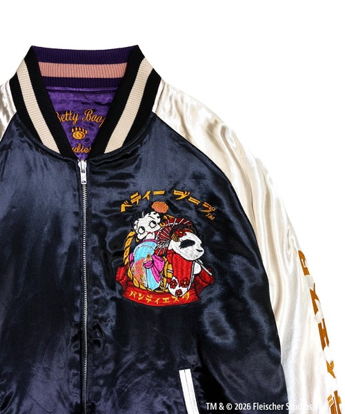 BETTY BOOP（ベティ ブープ） スカジャン BETTY BOOP×PANDIESTA OIRAN