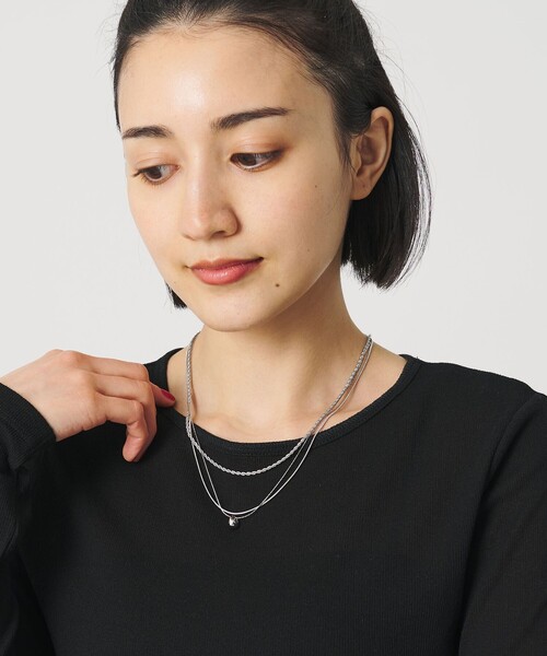 BEAUTY＆YOUTH UNITED ARROWS ネックレス メタルトップ ミックス