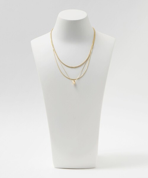 BEAUTY＆YOUTH UNITED ARROWS ネックレス メタルトップ ミックス