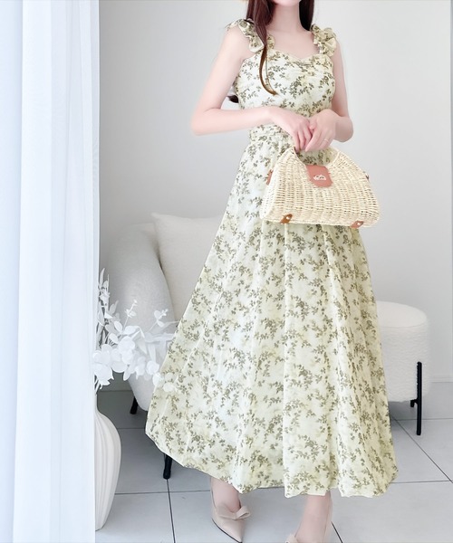 「mily bilet」 ノースリーブワンピース SMALL イエロー レディース_画像8