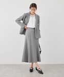 スカート カナパ サイドベルトマーメイドスカー...の詳細画像4