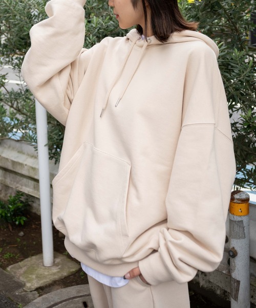 「WEGO」 プルオーバーパーカー MEDIUM グレー系その他 メンズ_画像3