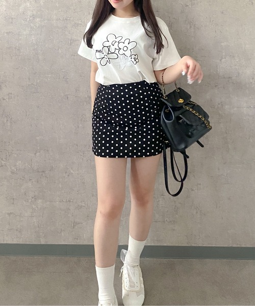 tシャツ 半袖 フラワー 刺繍 半袖 Tシャツ レディース | pyornim | 10