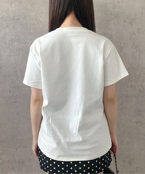 tシャツ 半袖 フラワー 刺繍 半袖 Tシャツ レディース | pyornim | 14