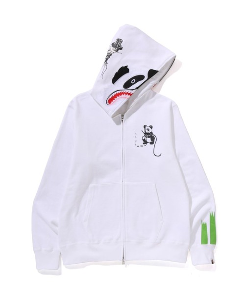 「A BATHING APE」 ジップアップパーカー LARGE ブラック メンズの画像